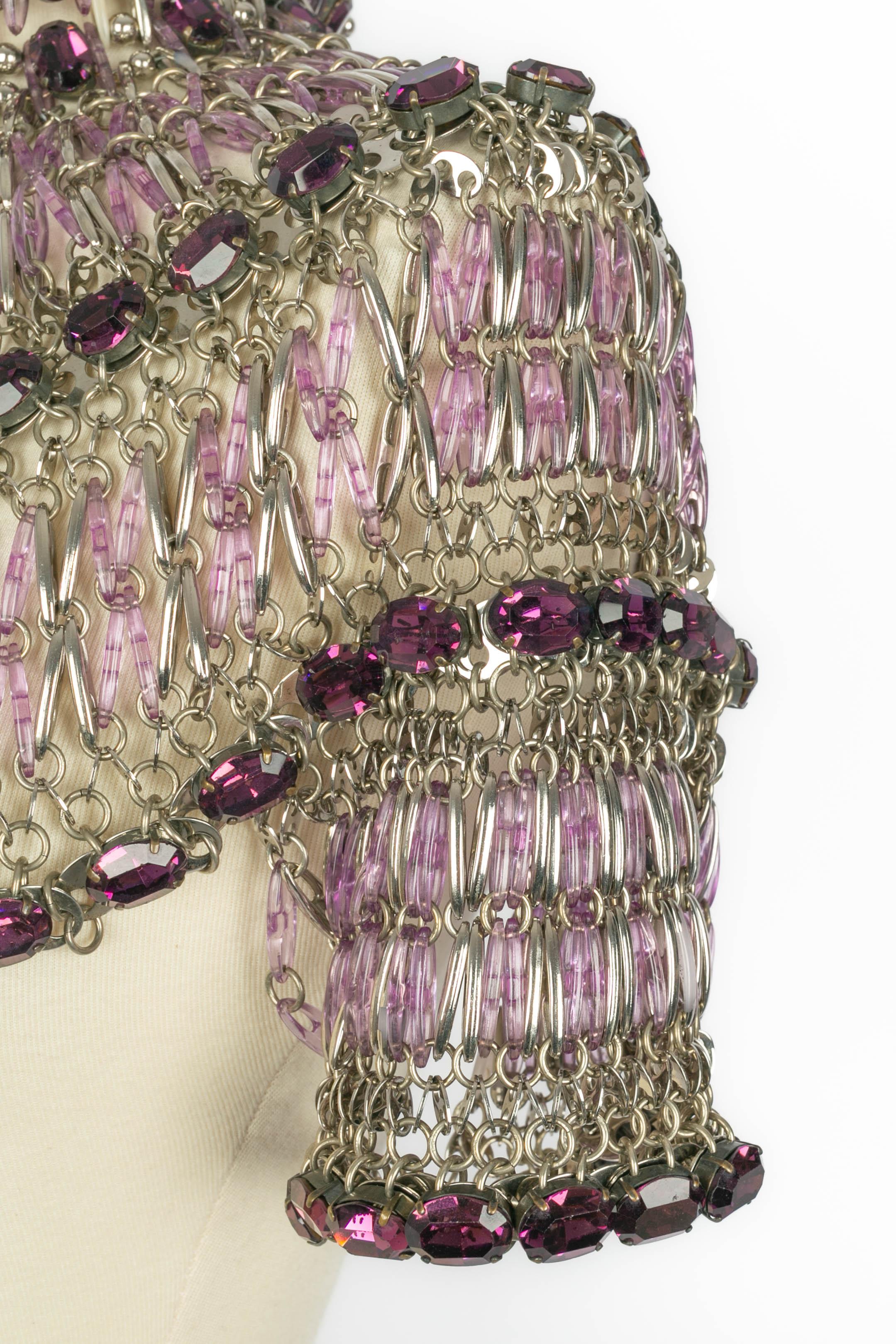 Paco Rabanne-Schmuckhalsband Herbst-Winter 1981-1982 im Angebot 3