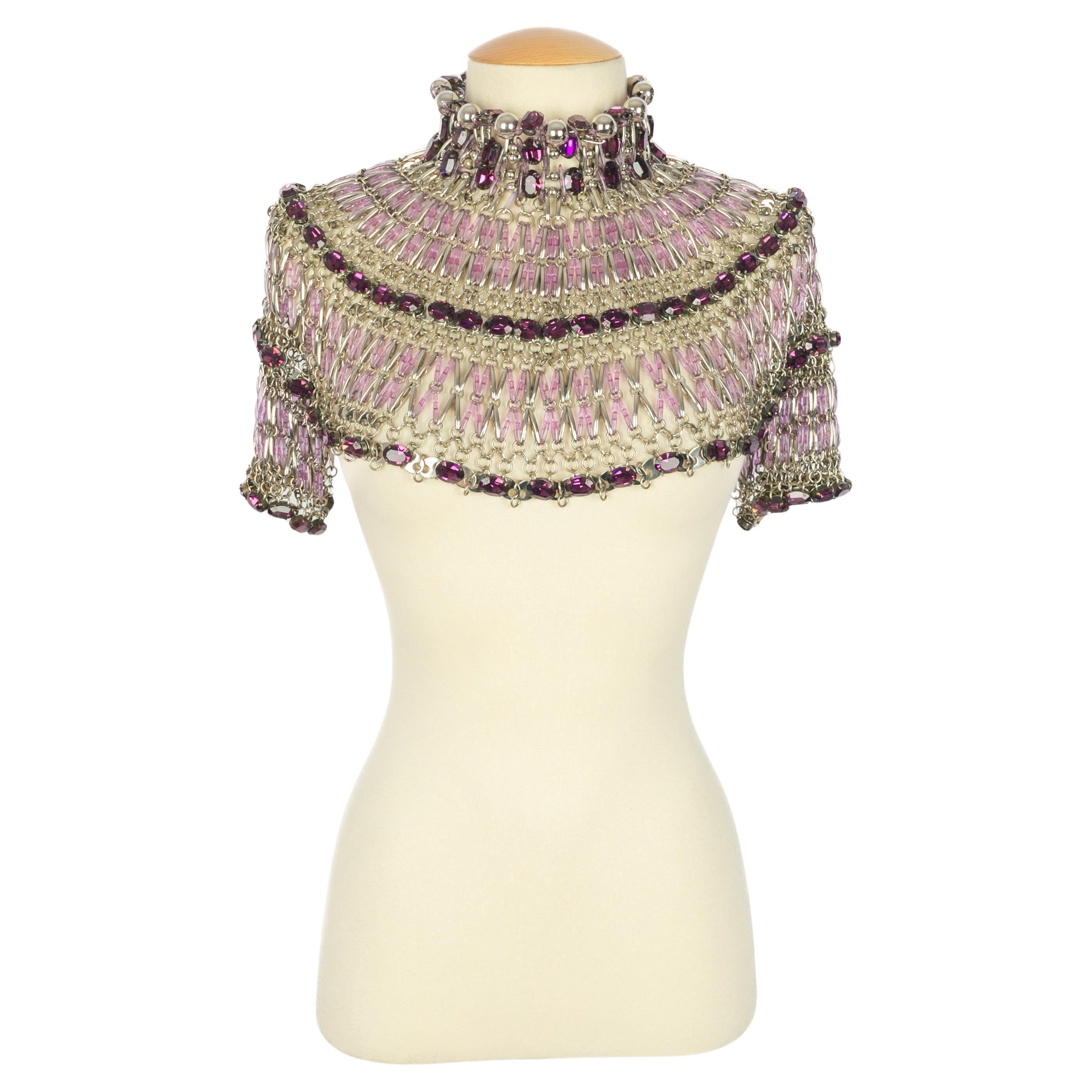 Paco Rabanne-Schmuckhalsband Herbst-Winter 1981-1982 im Angebot