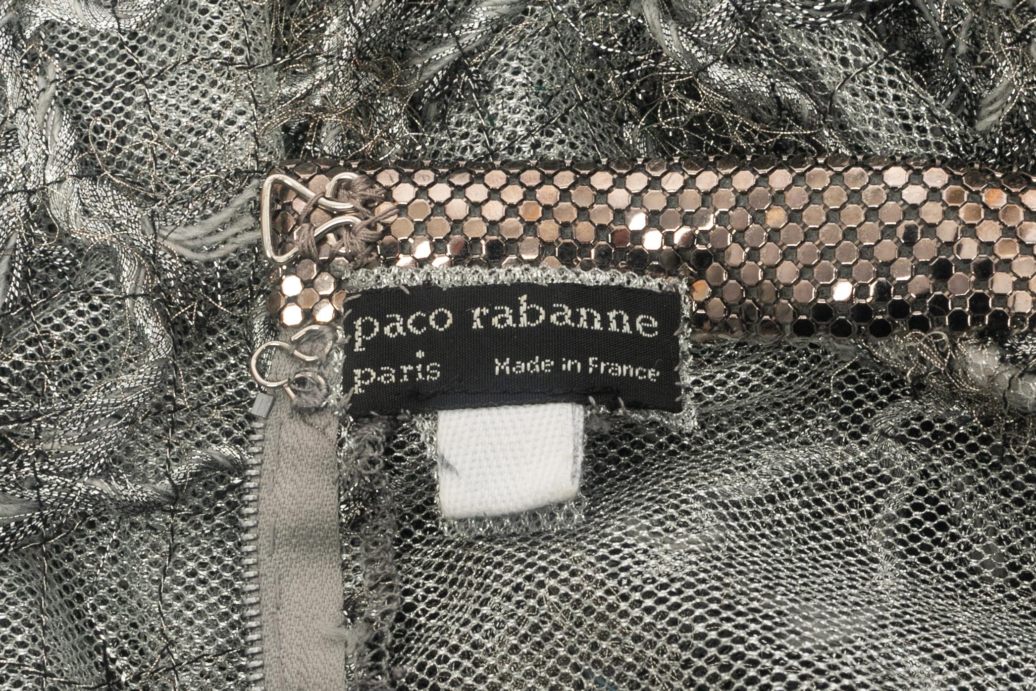 Paco Rabanne Spitzenkleid 1990er Jahre im Angebot 4