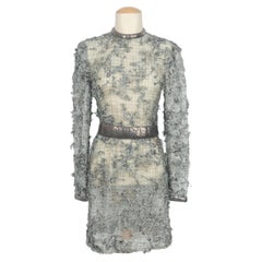 Paco Rabanne lace dress 1990s