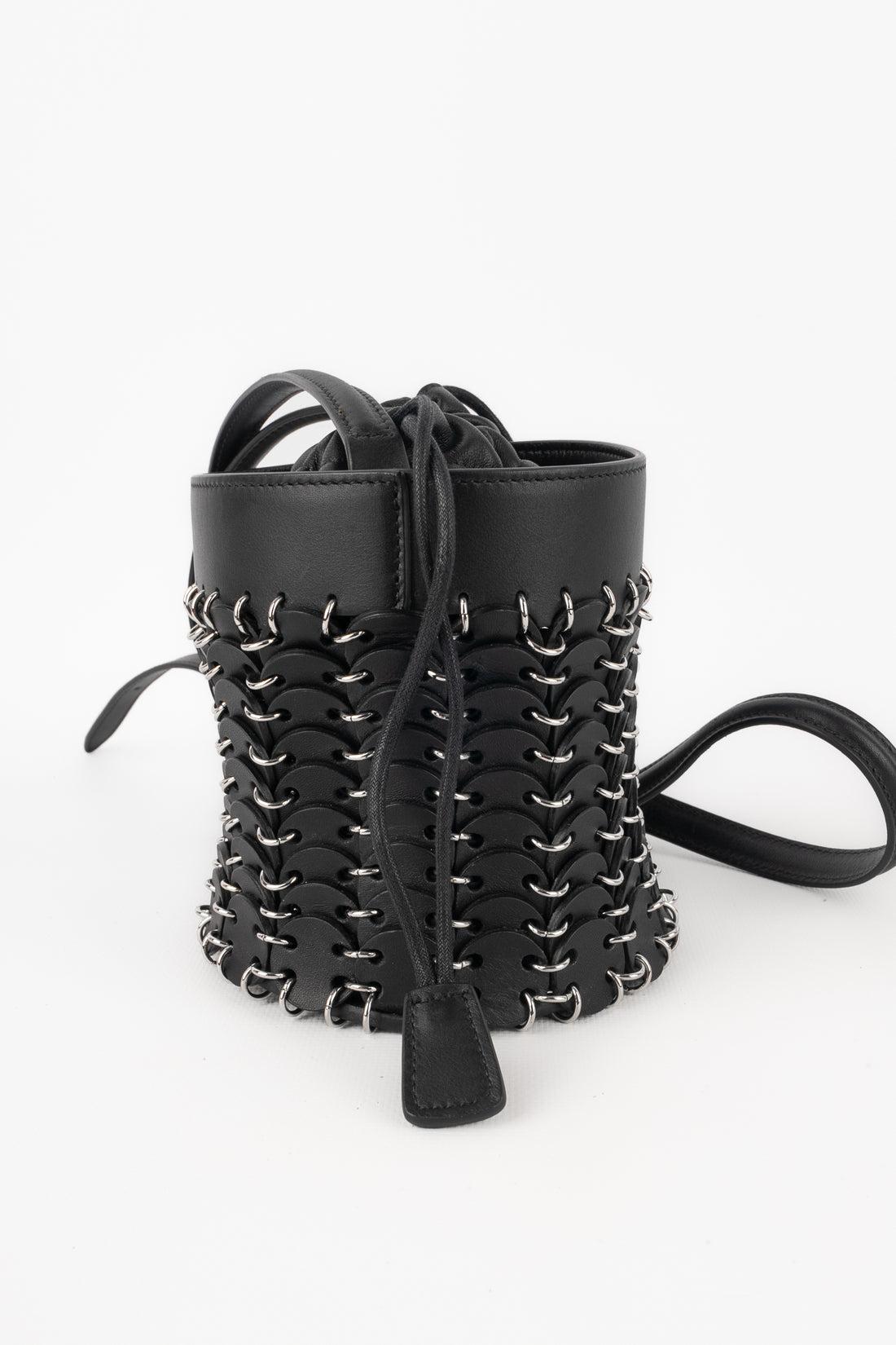 Women's Paco Rabanne Leather Bucket Bag For Sale
