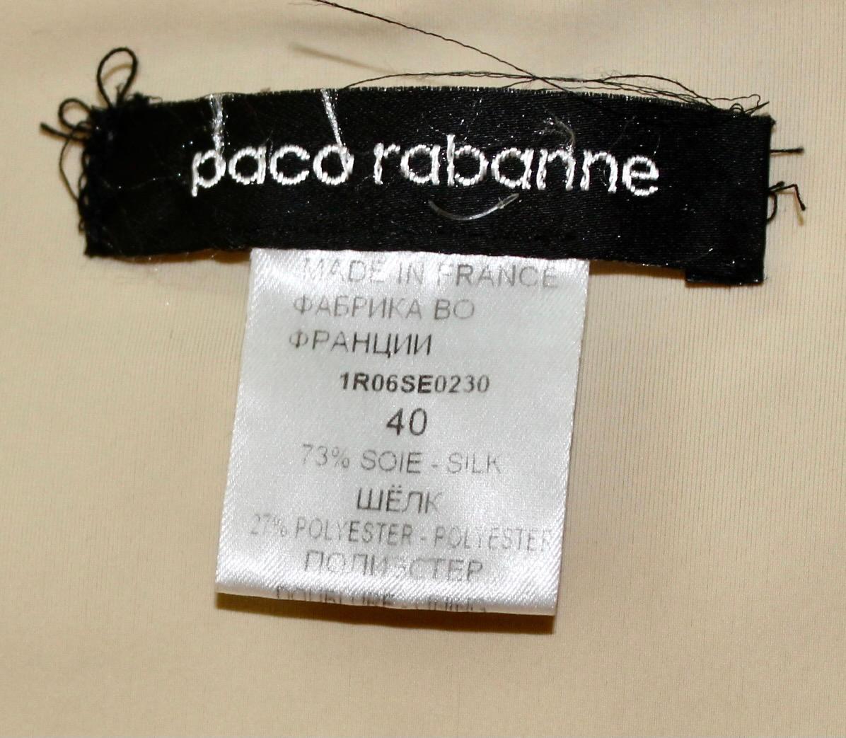 Paco Rabanne Made in Paris Robe de cocktail en vente 2