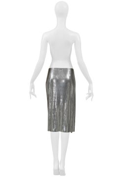 Paco Rabanne Metal Chainmail Skirt C. 2017