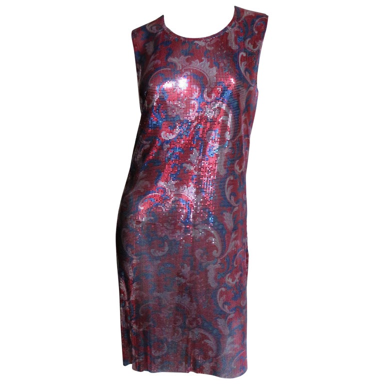 paco rabanne mesh dress