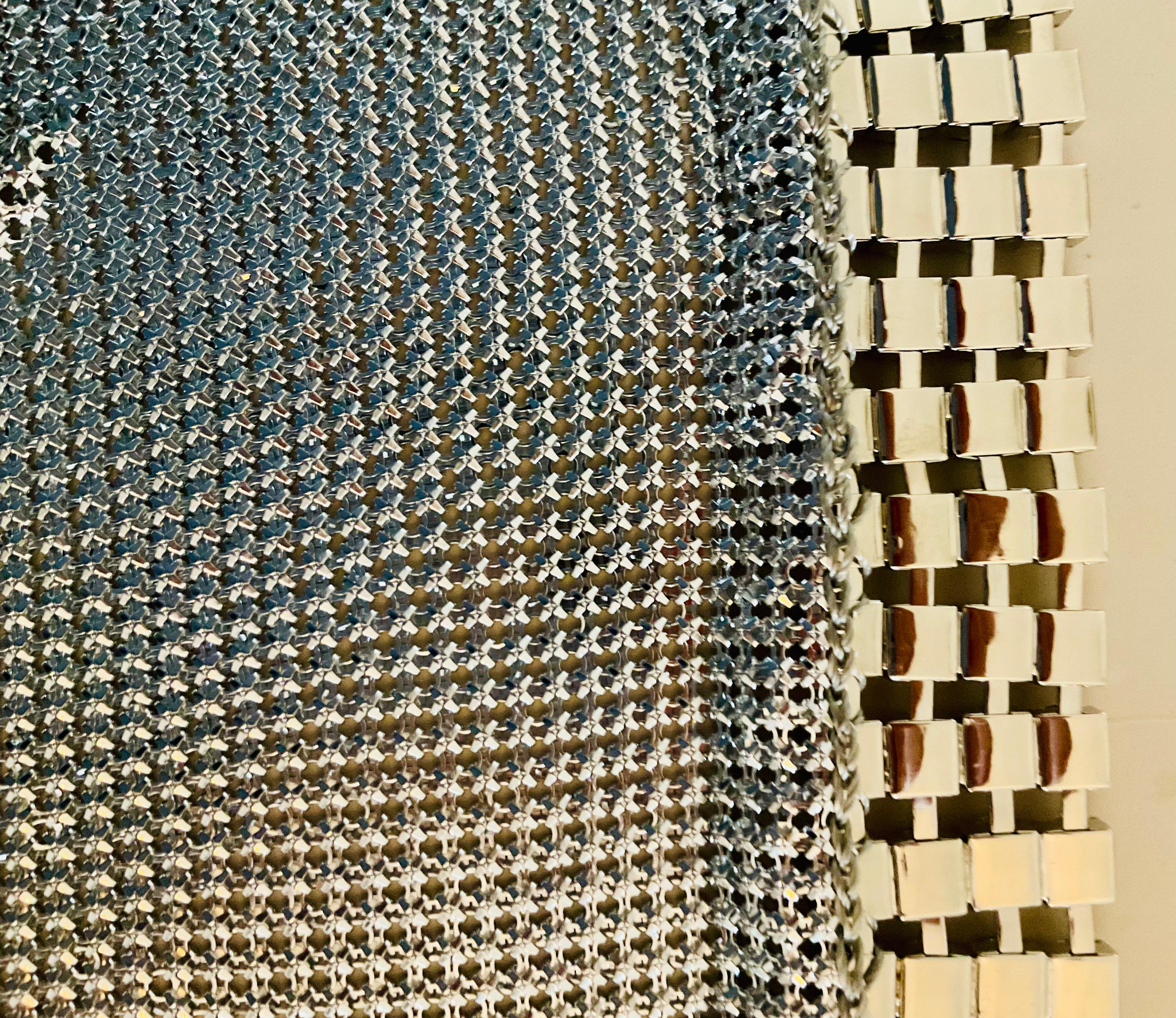 Paco Rabanne Bufanda Triángulo Malla Metálica Pedrería Coleccionistas en venta 6