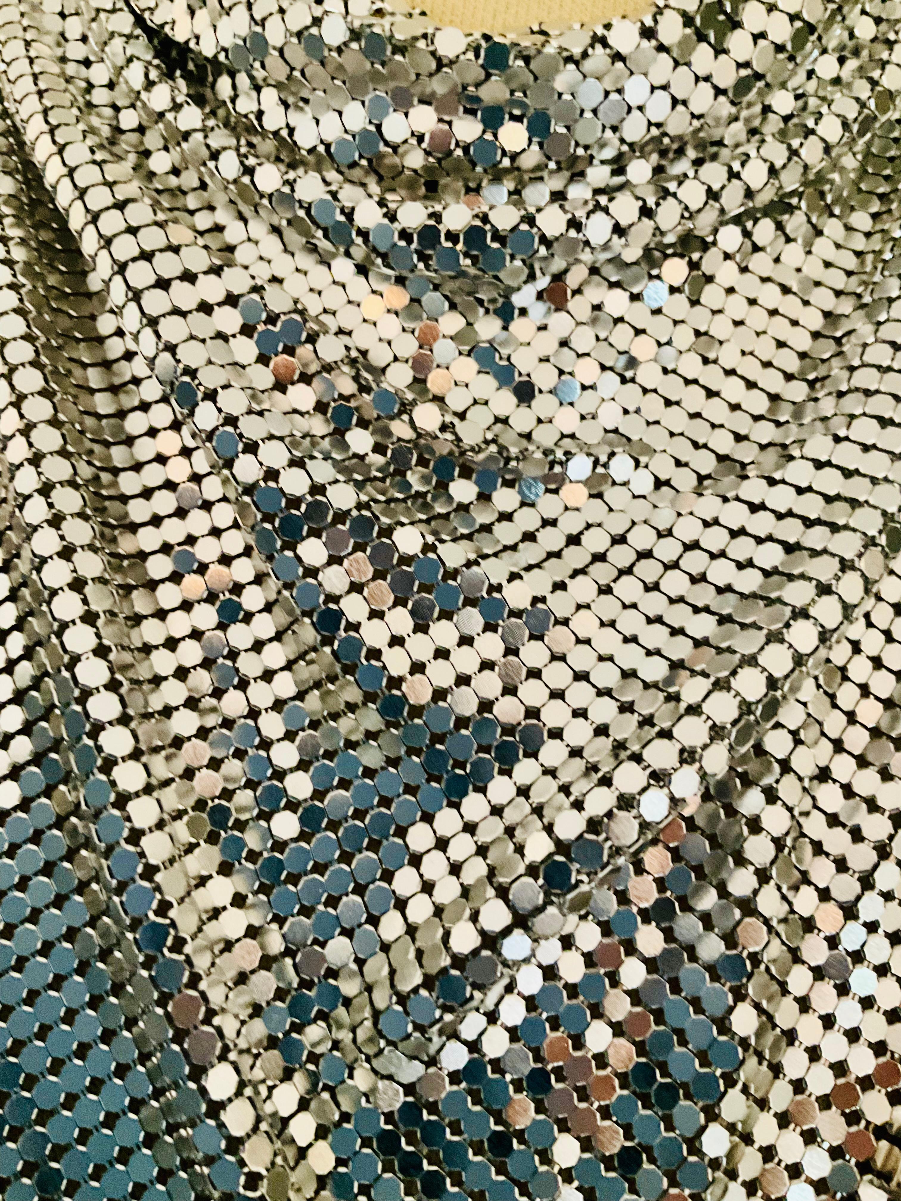 Paco Rabanne Bufanda Triángulo Malla Metálica Pedrería Coleccionistas en venta 2