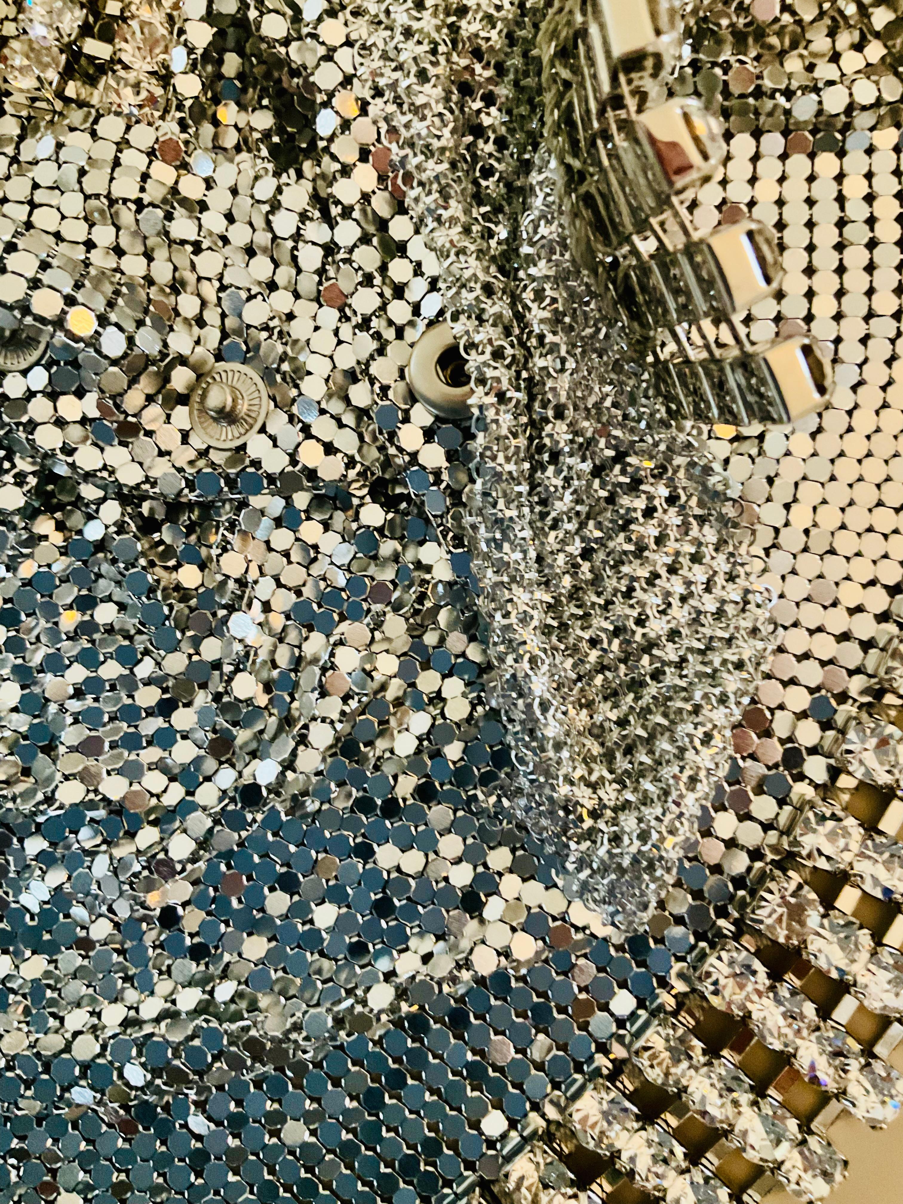 Paco Rabanne Bufanda Triángulo Malla Metálica Pedrería Coleccionistas en venta 4