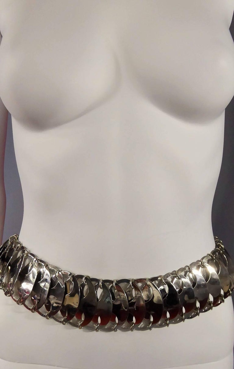 An Early Paco Rabanne Couture Metallic Belt Circa 1970/1980 For Sale at ...
