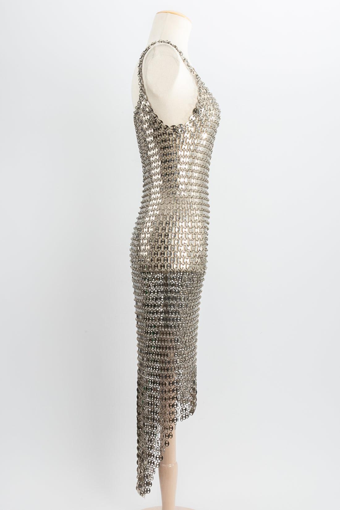Women's Paco Rabanne Metallic Dress Spring/Summer Collection, 1982