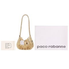 Paco Rabanne Metallic Linked Discs Iconic 1969 Moon Bag
