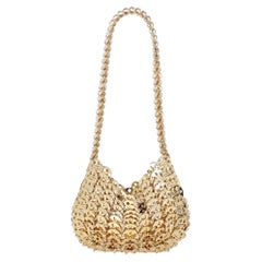 Paco Rabanne Metallic Linked Discs Iconic 1969 Moon Bag