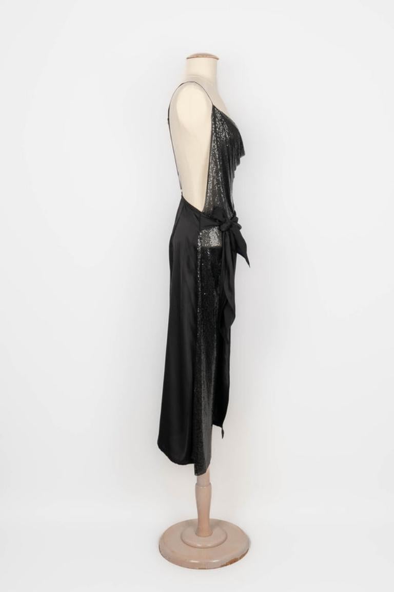 Paco Rabanne Metallic Openback Dress, 2019 In Excellent Condition In SAINT-OUEN-SUR-SEINE, FR