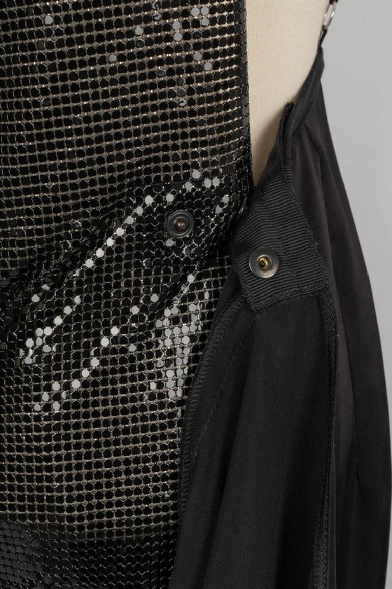 Paco Rabanne Metallic Openback Dress, 2019 1