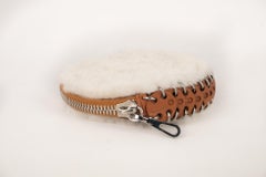 Paco Rabanne Purse with Sheepskin Fur