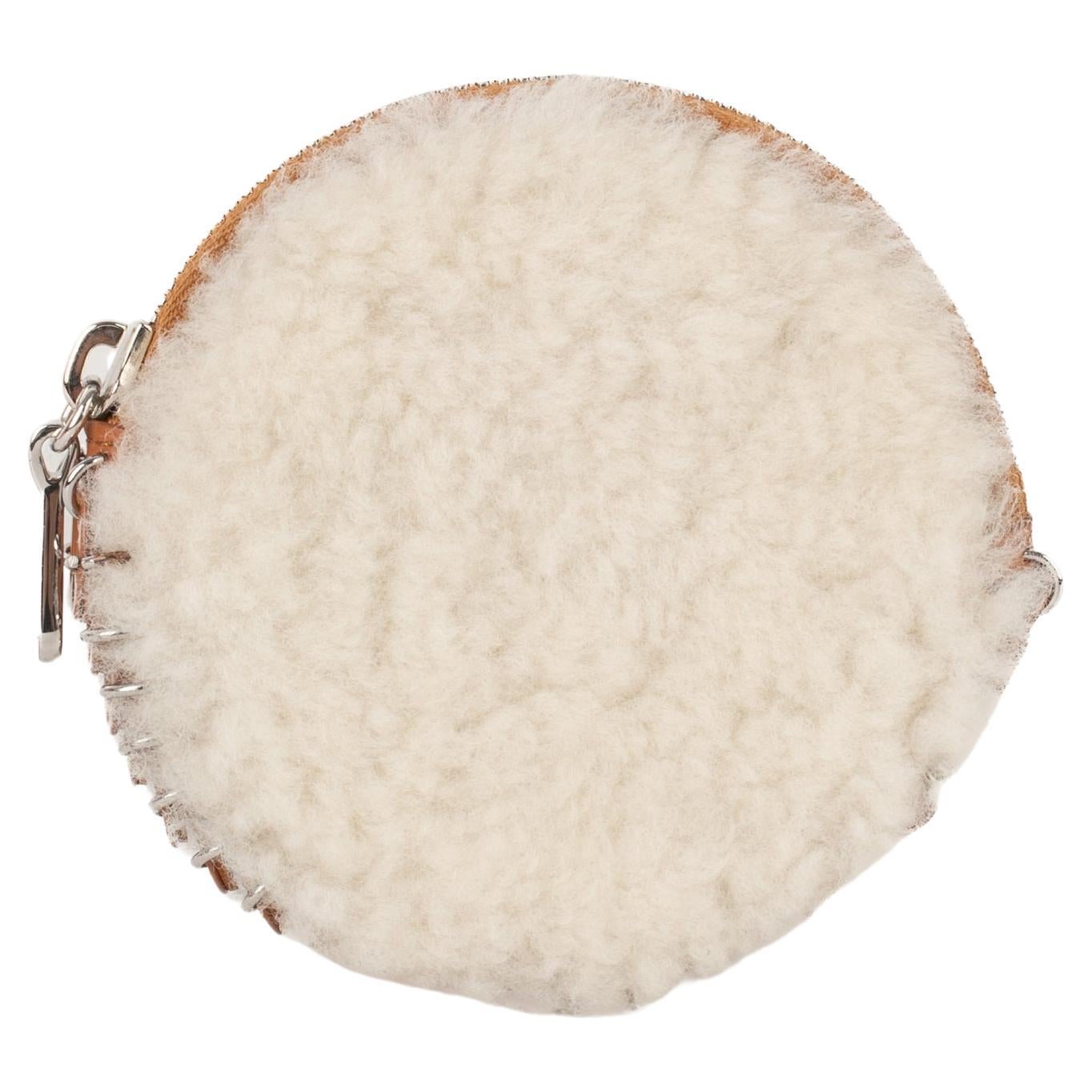 Paco Rabanne Purse with Sheepskin Fur For Sale
