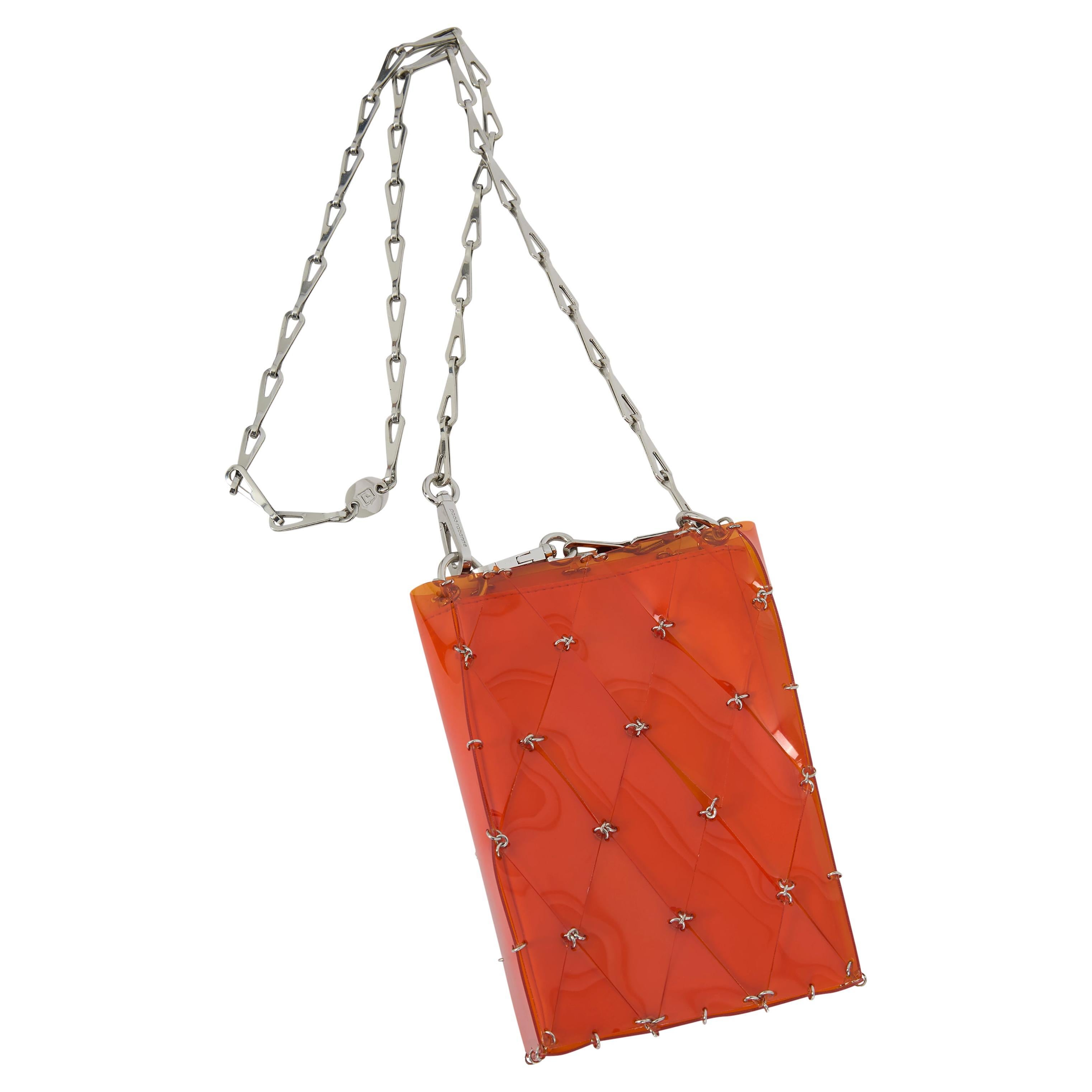 Paco Rabanne Reedition 1969 Orange Resine Nano bag