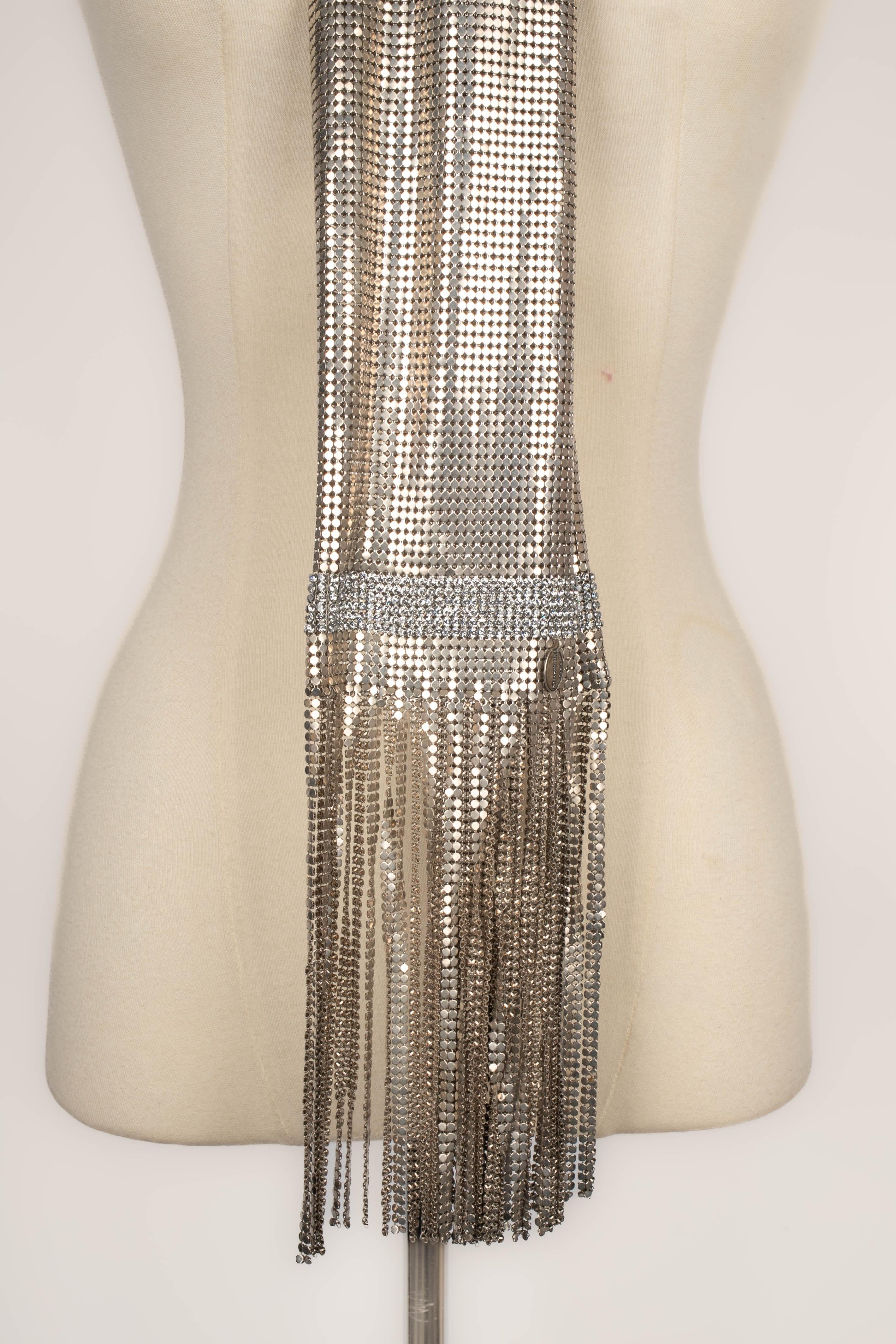 Beige Paco Rabanne scarf For Sale