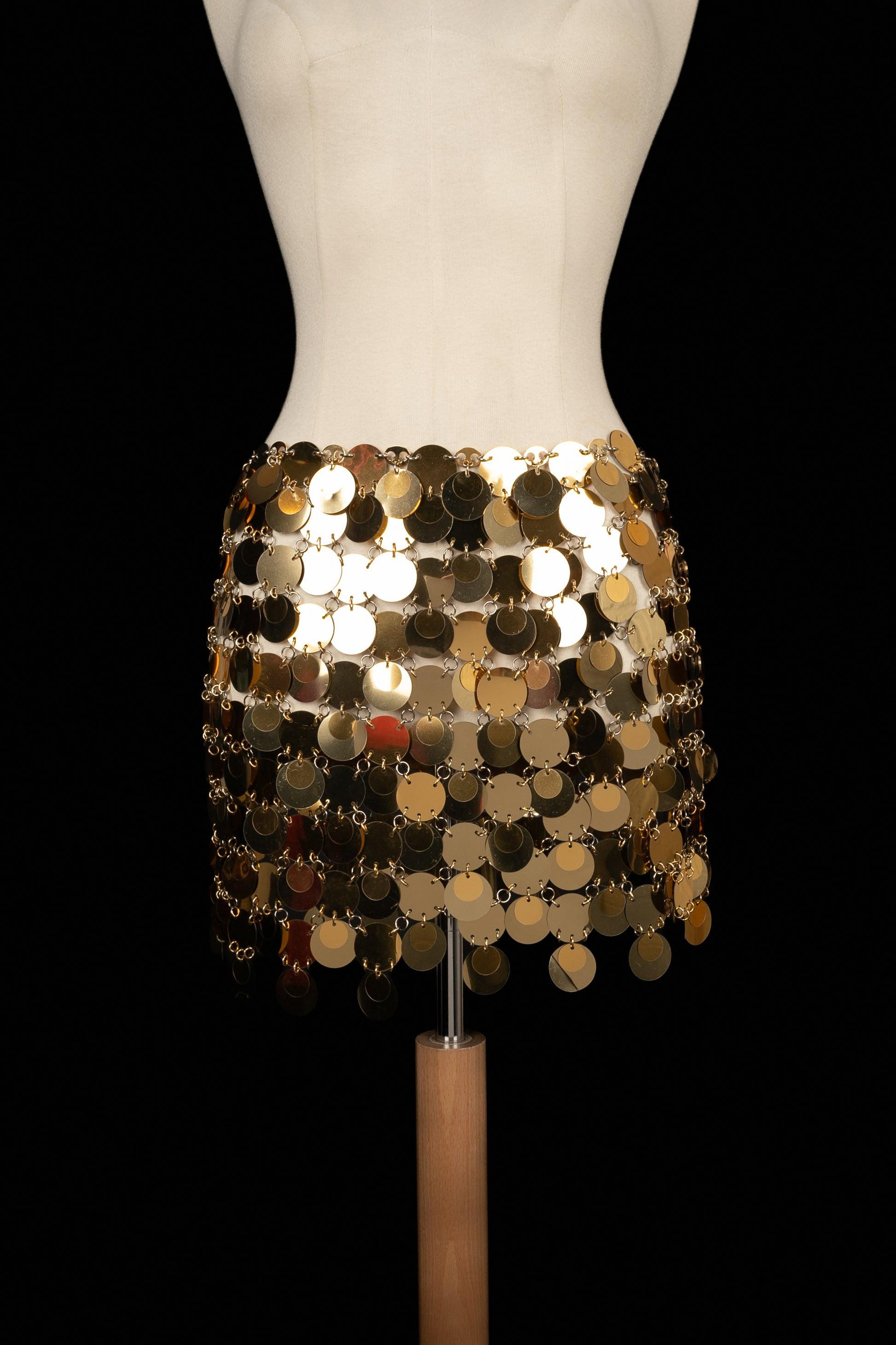 Paco Rabanne Set of Top and Skirt For Sale 3