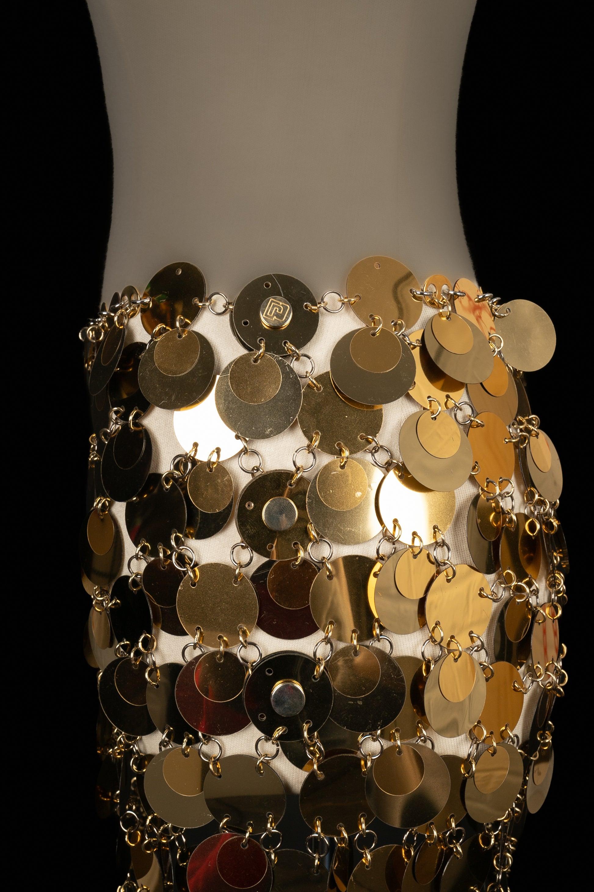 Paco Rabanne Set of Top and Skirt For Sale 4