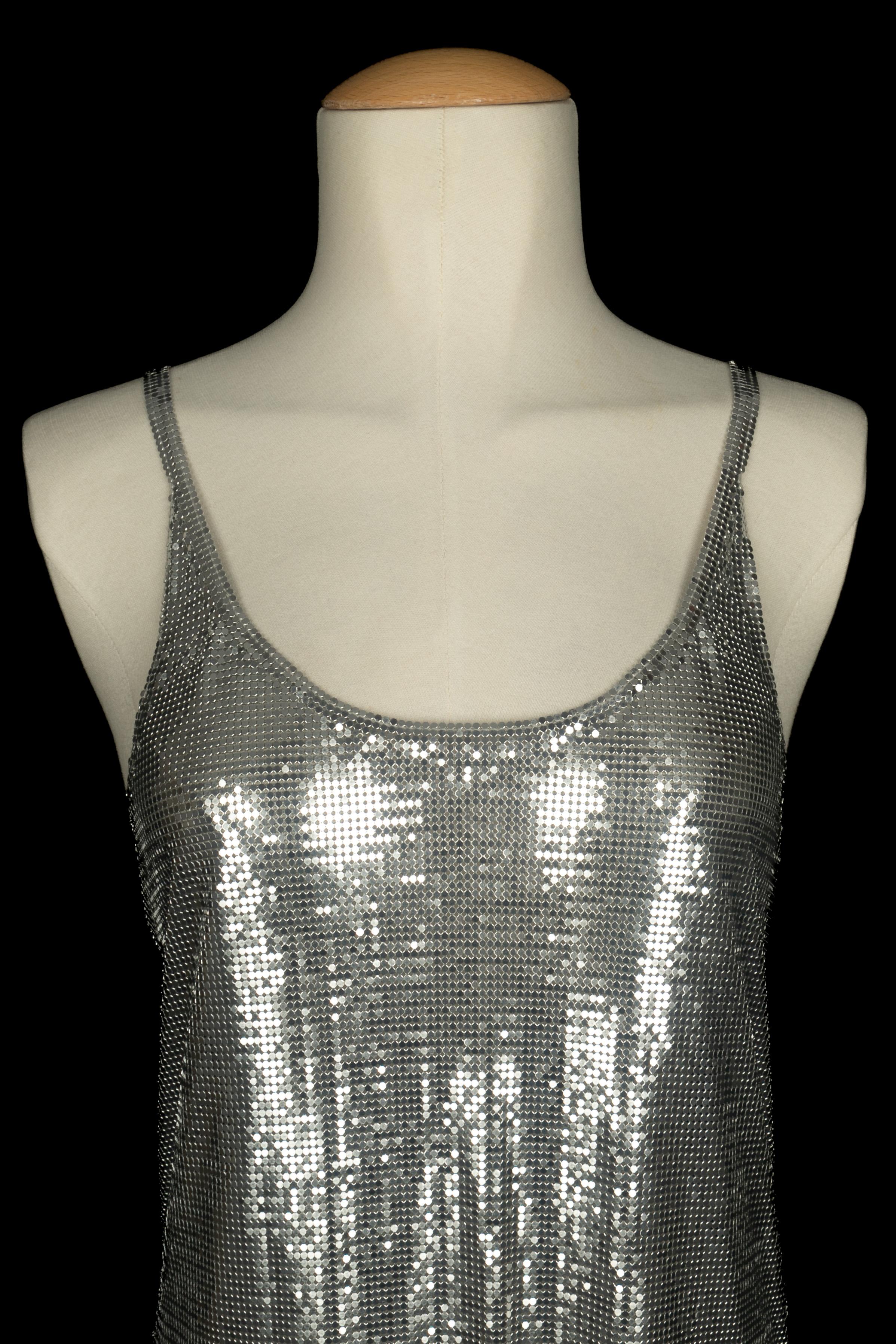 Grigio Paco Rabanne set Resort 2024 in vendita