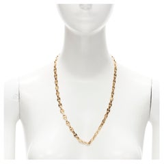PACO RABANNE Signature Eight Nano gold tone chain link necklace