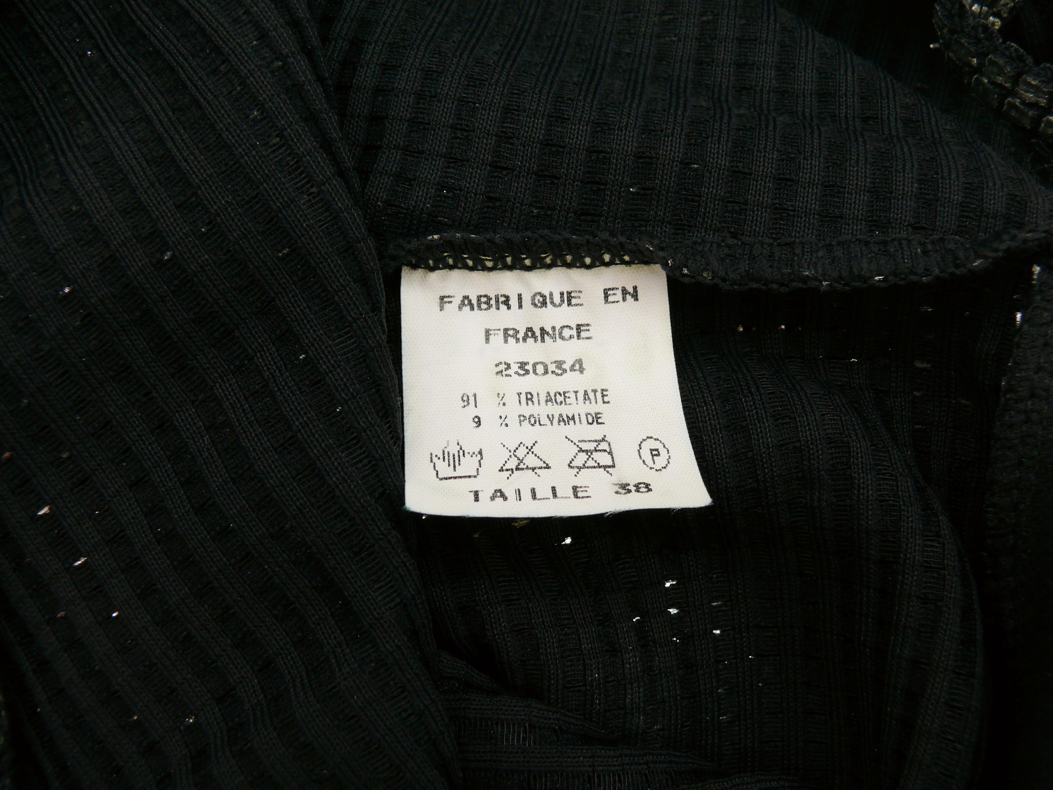 Paco Rabanne Silver Foil Grid Mini Dress 5