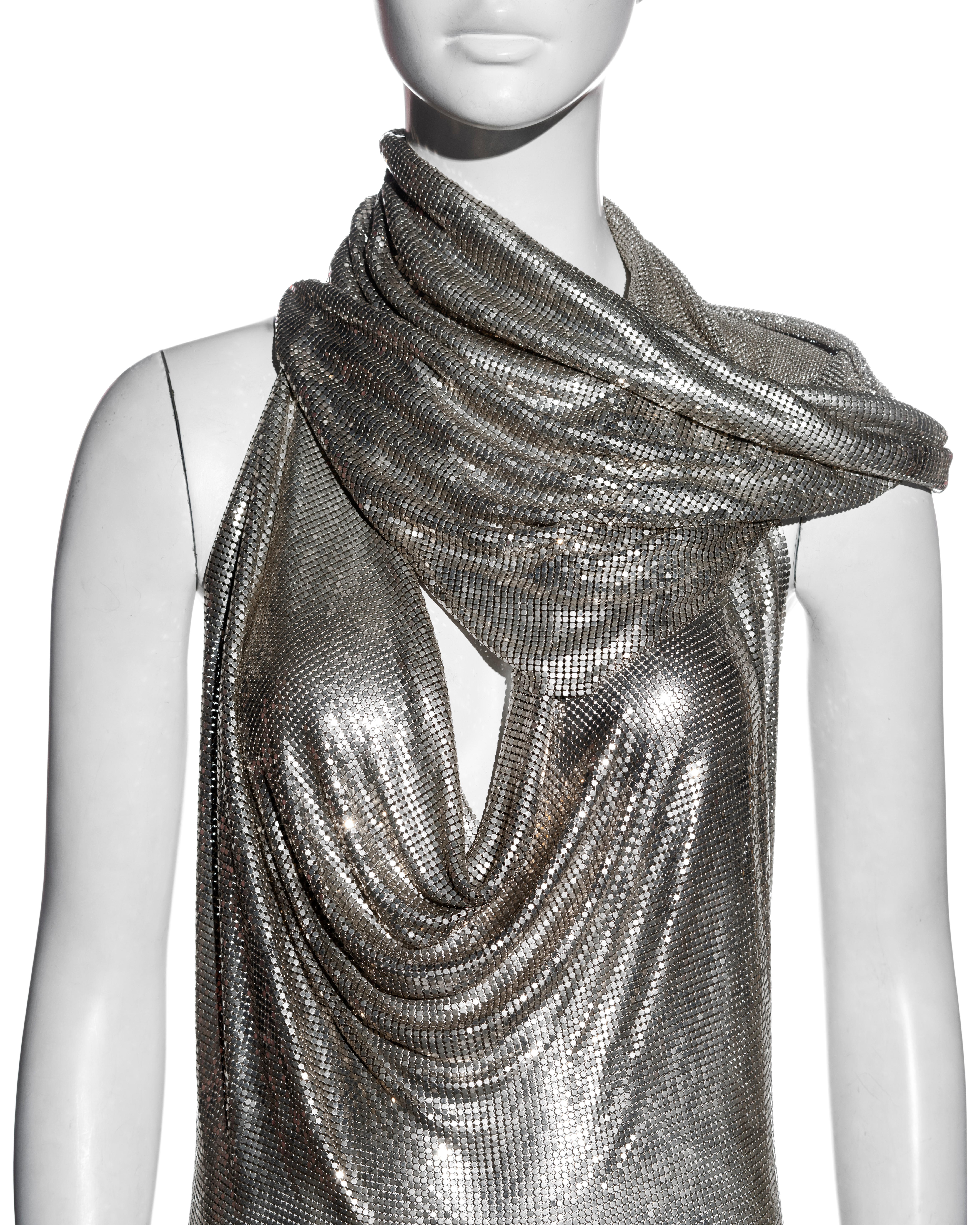 hooded silver top