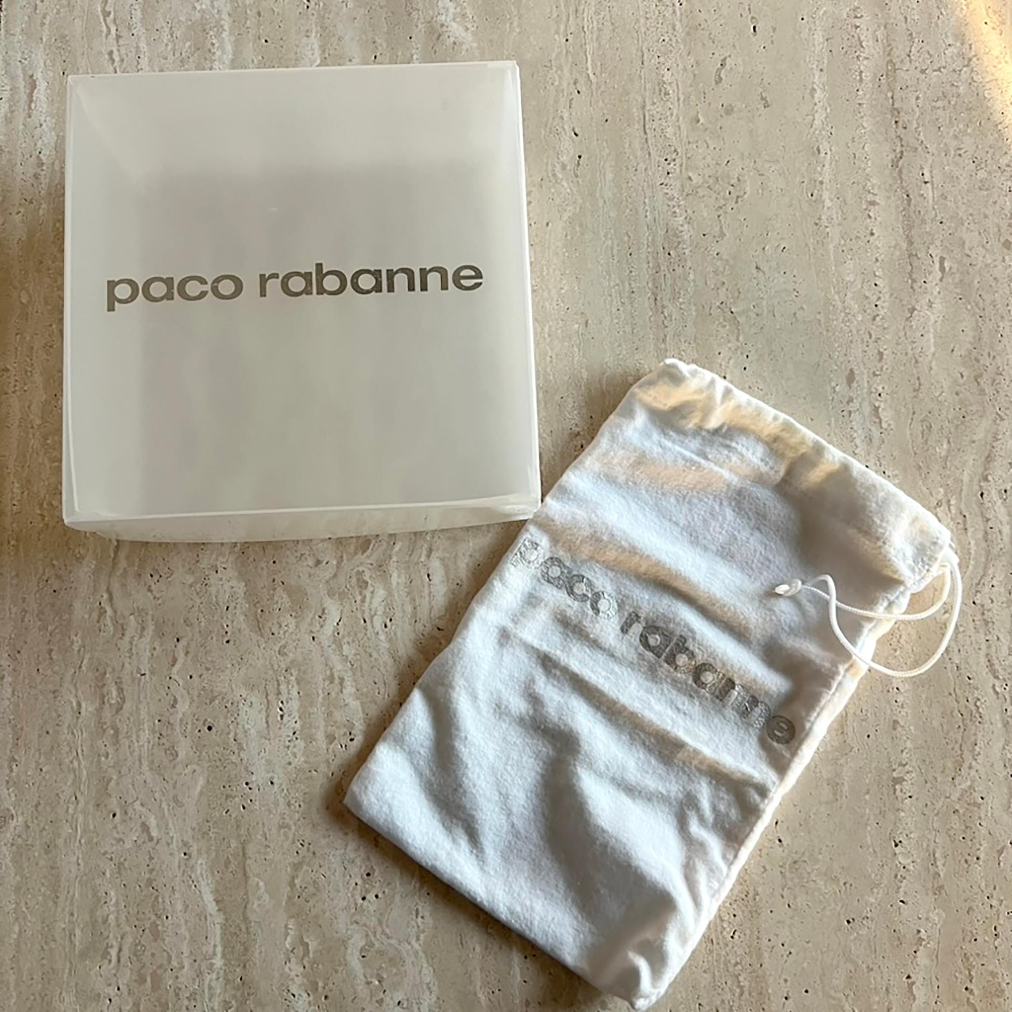 Women's Paco Rabanne Silver Metal Mesh Chainmaille Purse Necklace For Sale