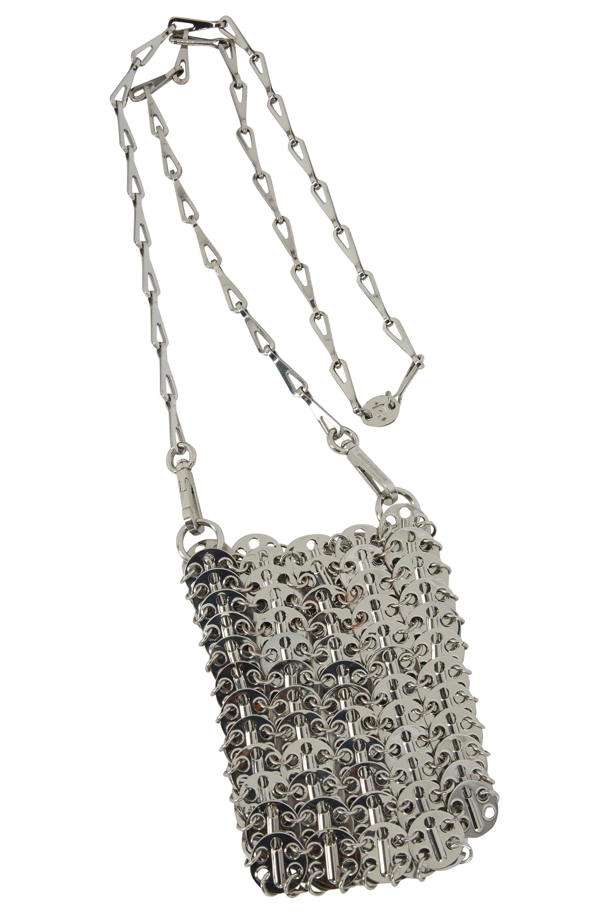 Paco Rabanne Silver Nano Reedition Borsa a catena
