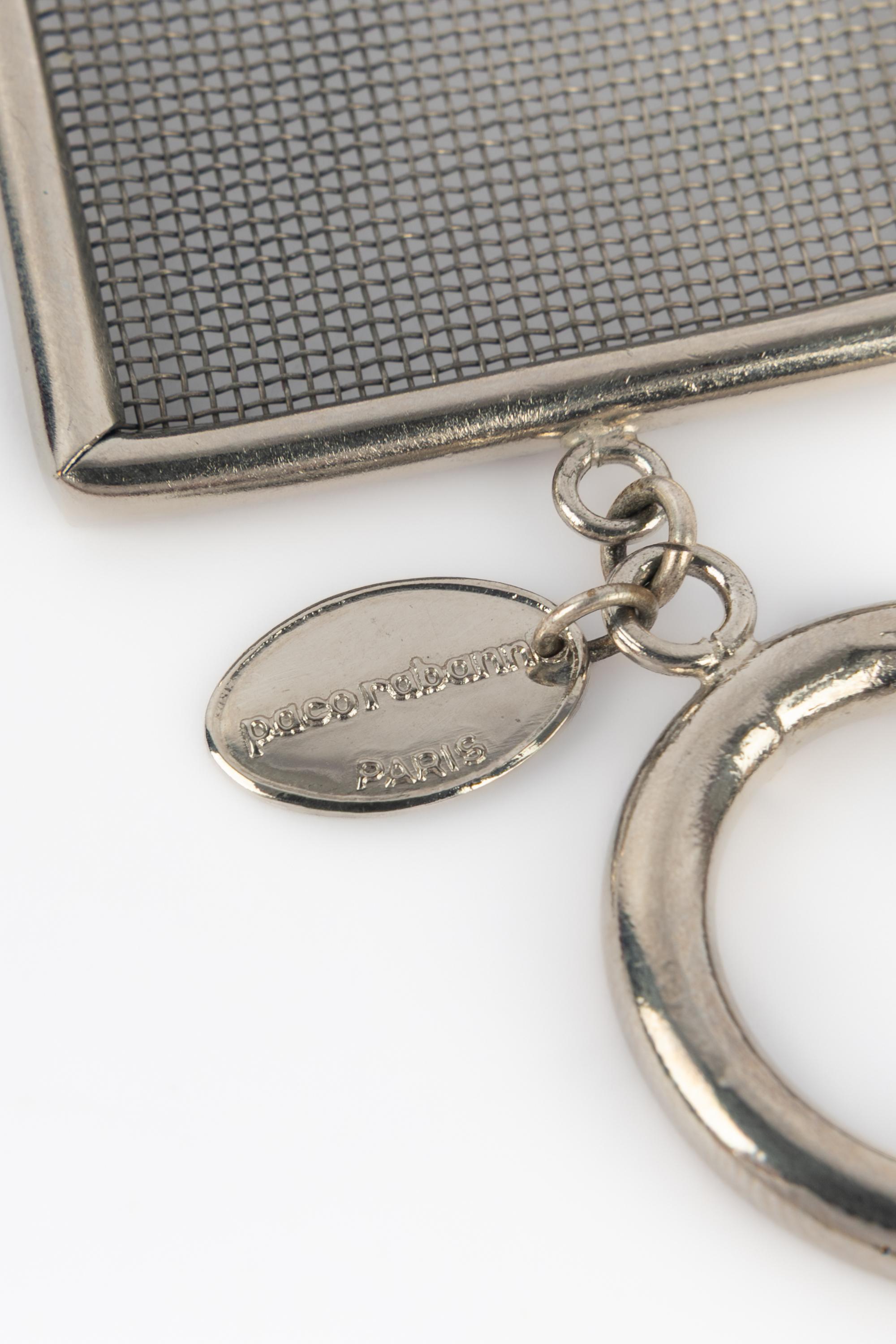 Paco Rabanne silvery bracelet For Sale 3