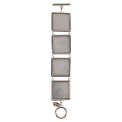 Paco Rabanne silvery bracelet