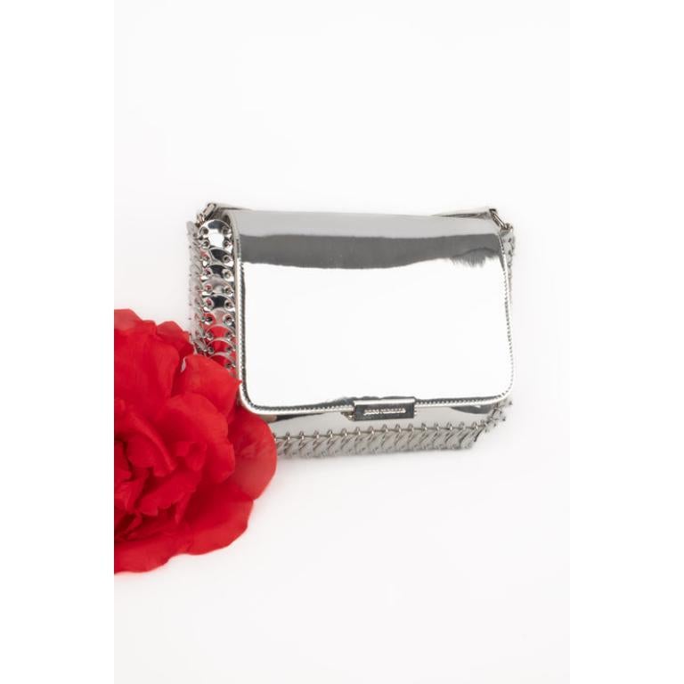 Paco Rabanne Silvery Leather Bag, 2019 For Sale 6