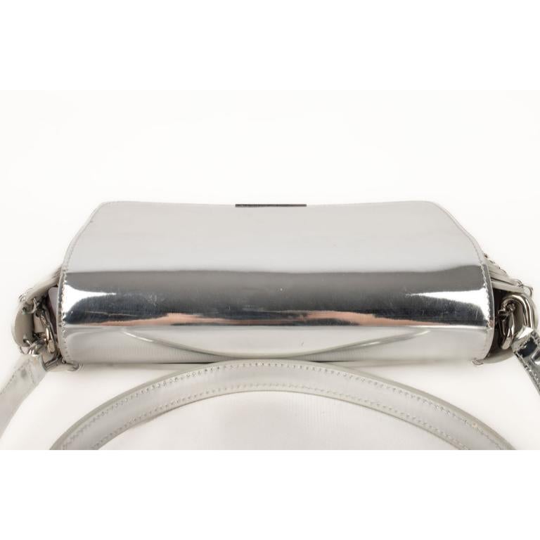 Paco Rabanne Silvery Leather Bag, 2019 For Sale 4