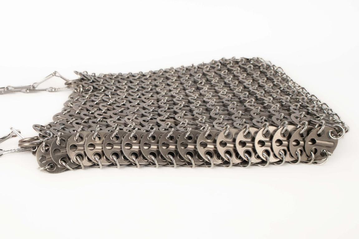 Women's Paco Rabanne Silvery Metal Bag