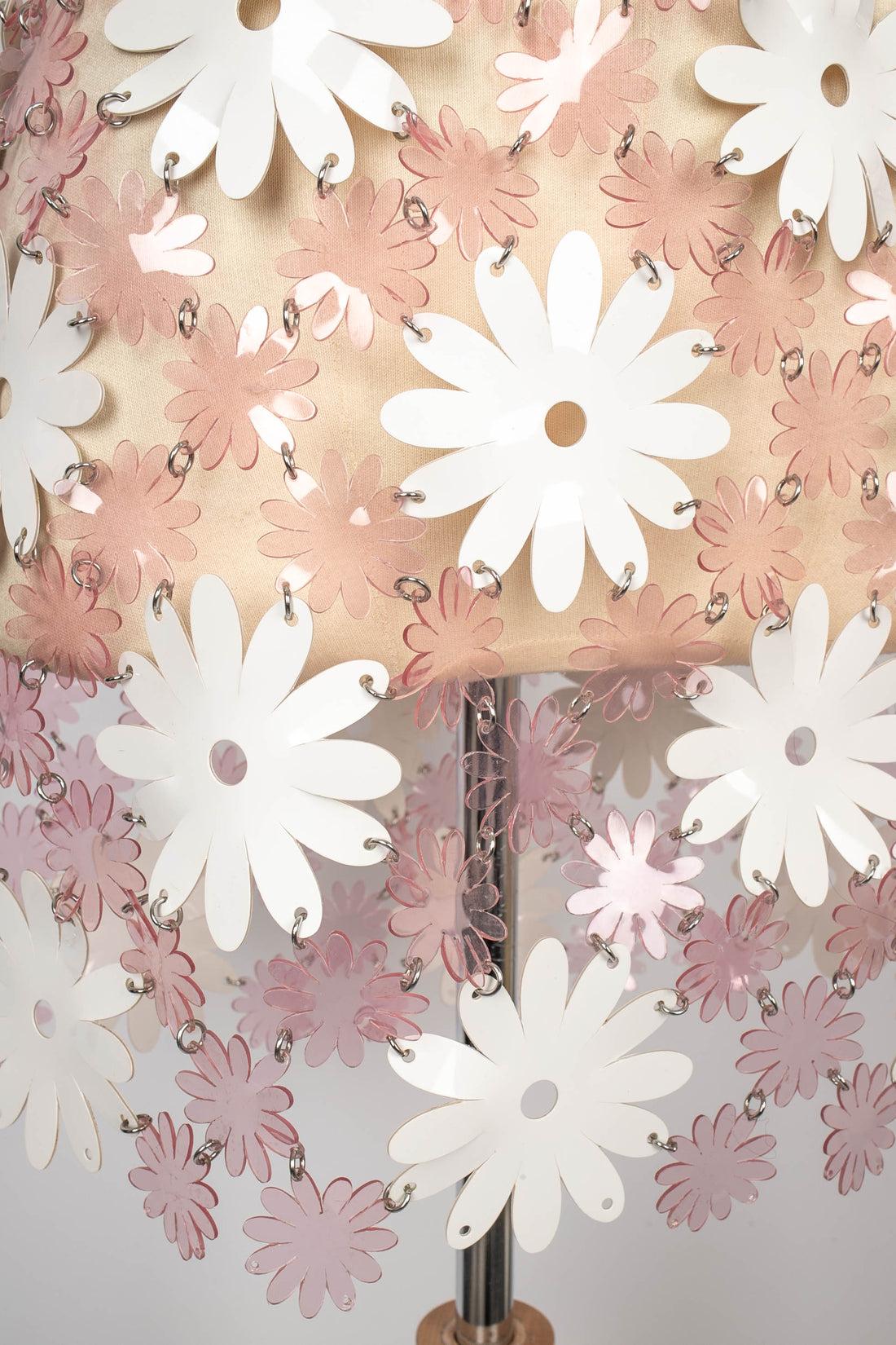 Paco Rabanne Skirt in Pink and White Flower, 2020 For Sale 3