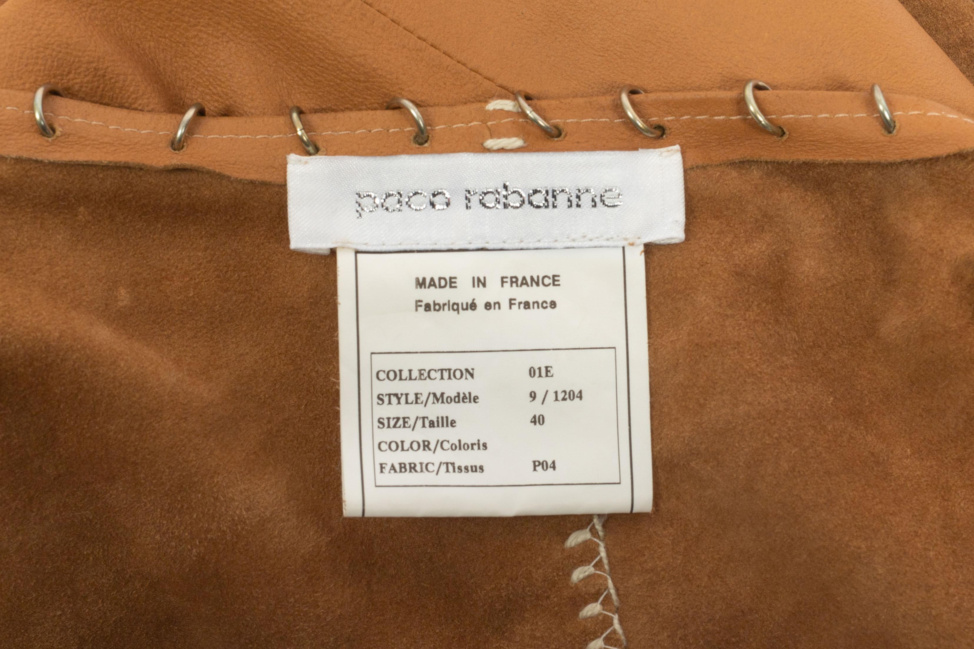 Falda Paco Rabanne Verano 2001 en venta 4