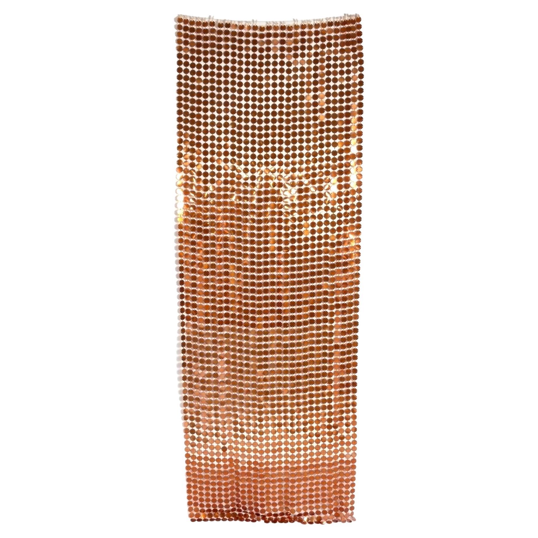 Paco Rabanne Space Curtain Wandskulptur Raumteiler 106" x 36" 