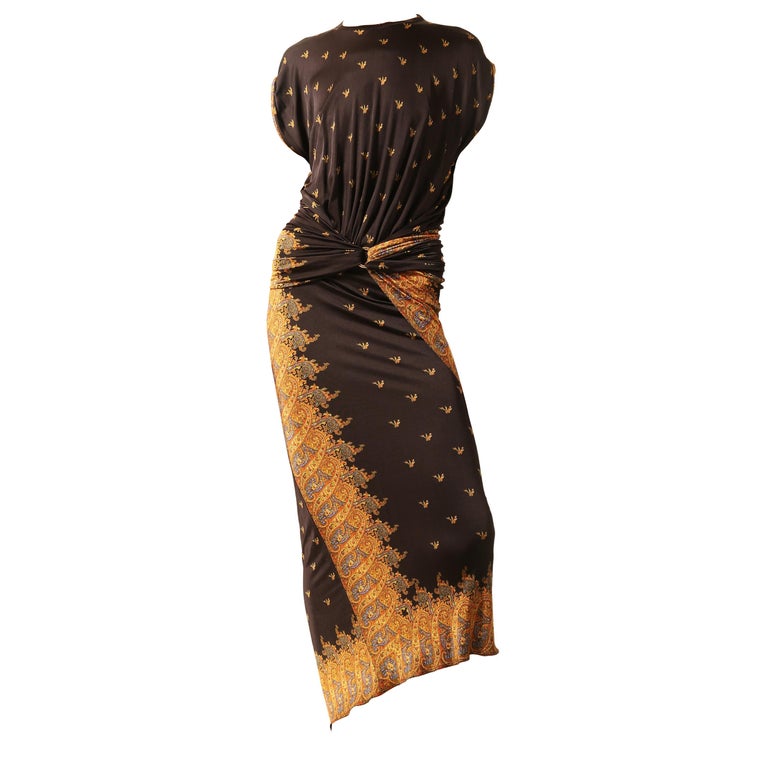 Paco Rabanne Spring 2019 sleeveless black jersey floral print paisley dress  36 at 1stDibs | paco rabanne dress, paco rabanne paisley dress, paco rabanne  star dress