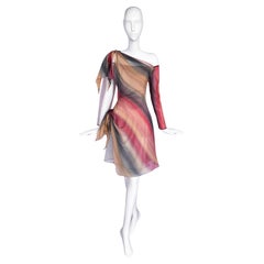 Paco Rabanne Spring/Summer 1990 Rare Iconic Silk Dress