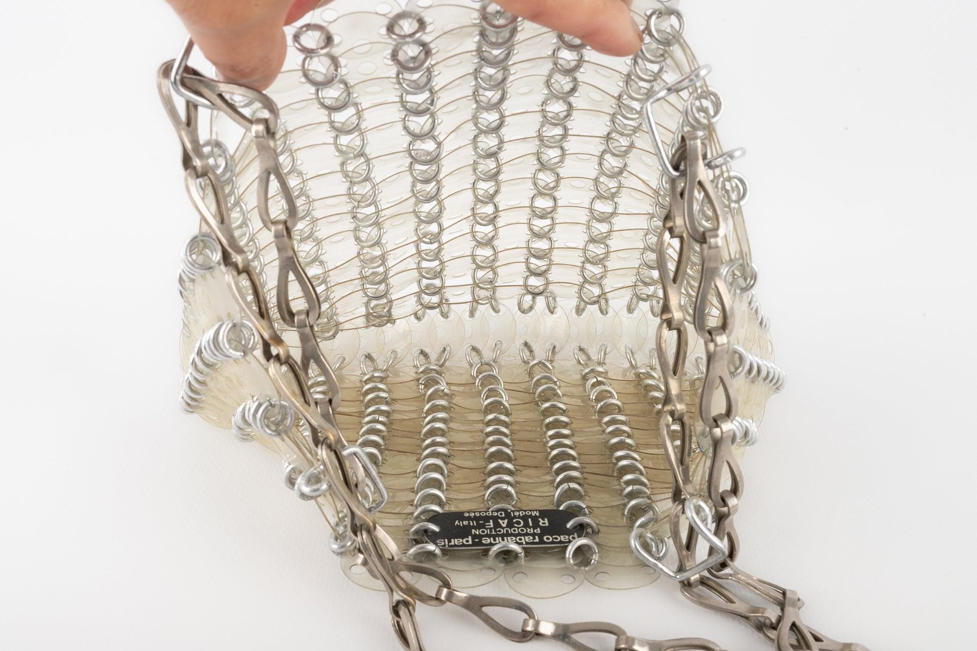 Paco Rabanne Transparent Celluloid Pastilles Bag, 1969 For Sale 1