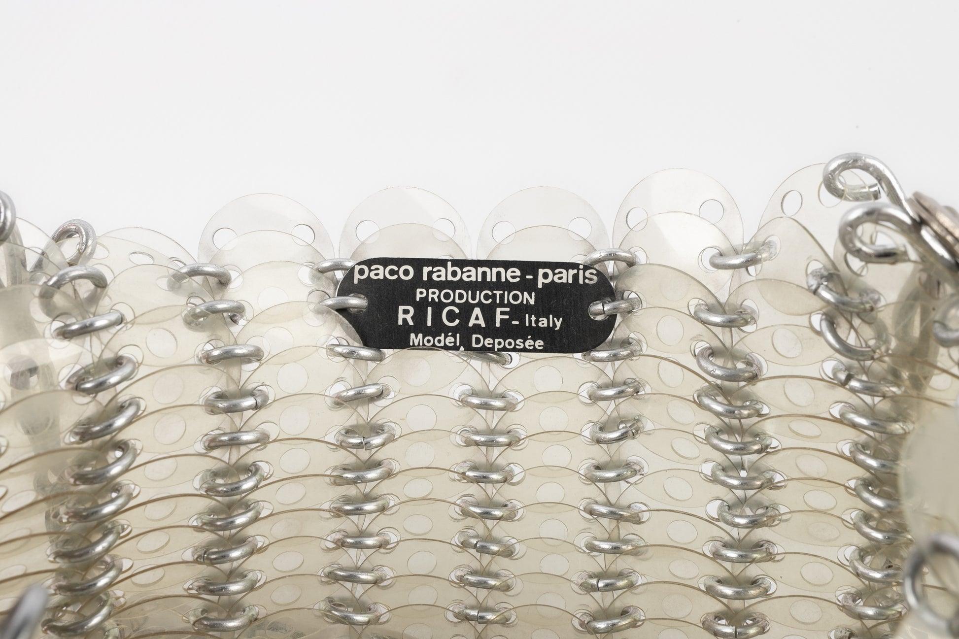 Paco Rabanne Transparent Celluloid Pastilles Bag, 1969 For Sale 2
