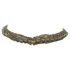 Paco Rabanne Vintage Ceinture Femme 1990 70 cm Cuir Noir