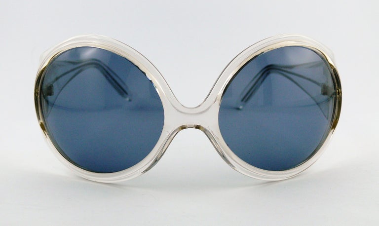 Paco Rabanne Vintage Clear Sunglasses For Sale at 1stDibs