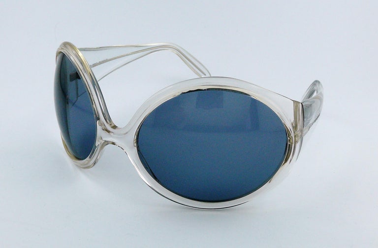 Women's Paco Rabanne Vintage Clear Sunglasses For Sale