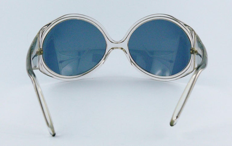 Paco Rabanne Vintage Clear Sunglasses For Sale 3