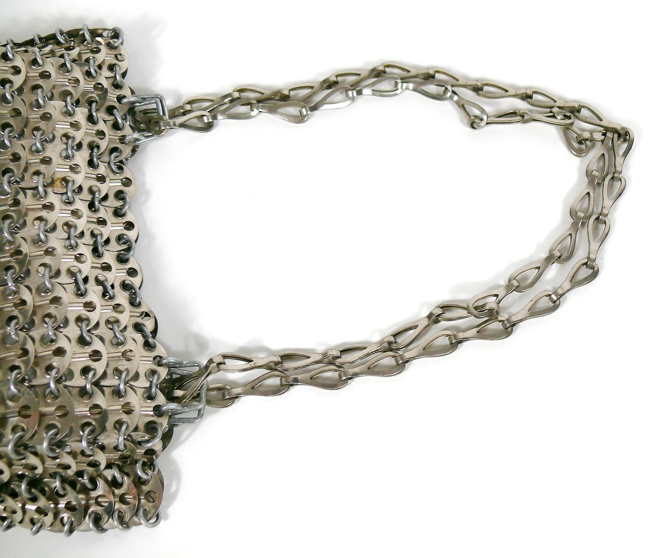 Paco Rabanne Vintage Iconic 1969 Metal Chain Mail Bag 4