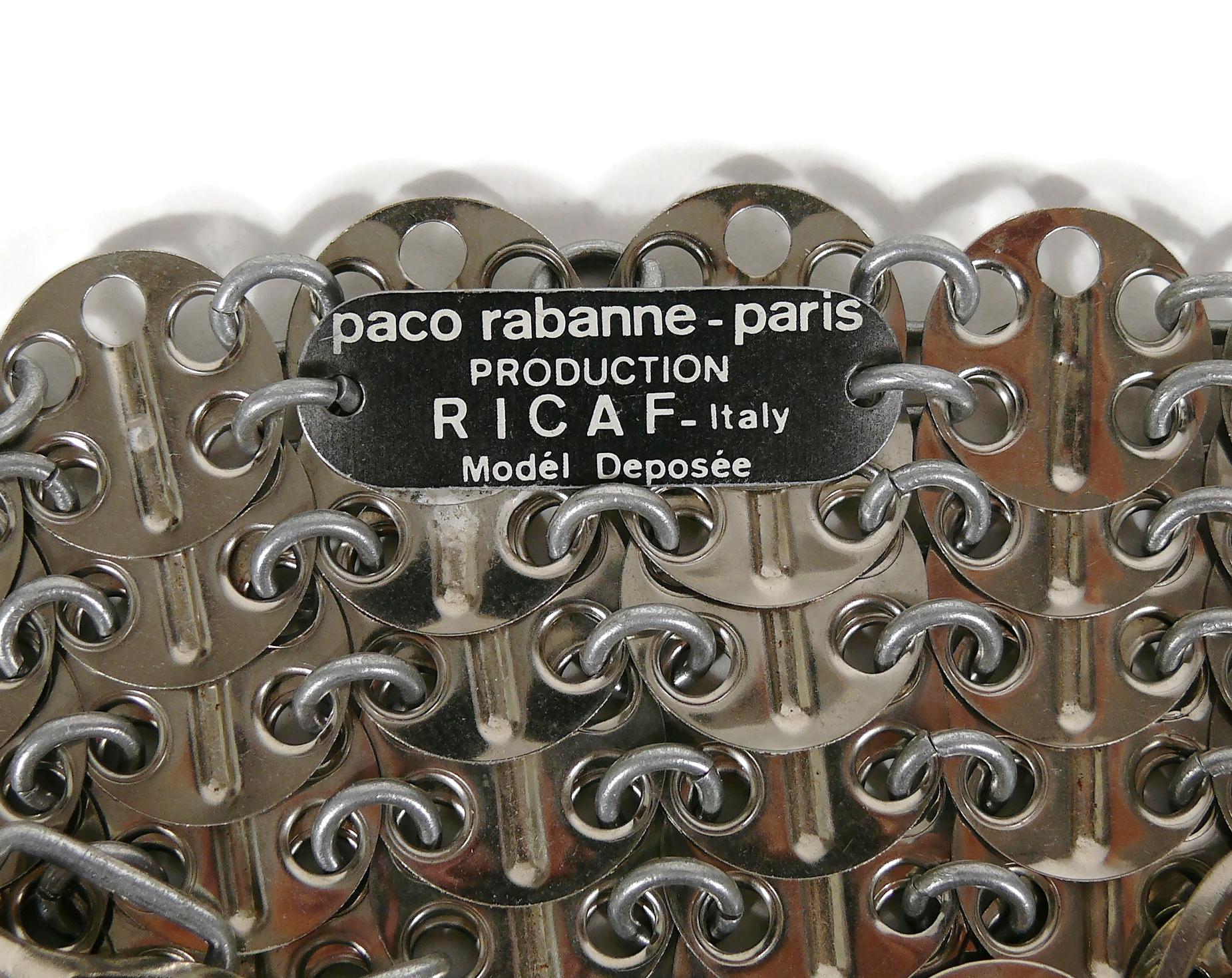 Paco Rabanne Vintage Iconic 1969 Metal Chain Mail Bag 6