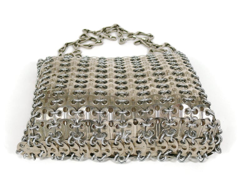 Paco Rabanne Vintage Iconic 1969 Metal Chain Mail Bag at 1stDibs ...