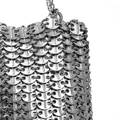 Paco Rabanne Vintage Silver Chainmail Bag