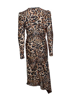 Paco Rabanne x H&M, Midi leopard dress.